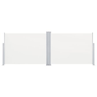 Windscherm uittrekbaar 120x1000 cm cr&egrave;me 4