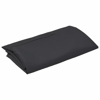 Vervangingsdoek voor zweefparasol 300 cm zwart 3