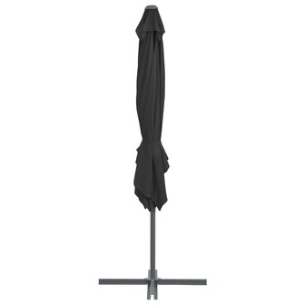 Zweefparasol met stalen paal 250x250 cm antracietkleurig 4
