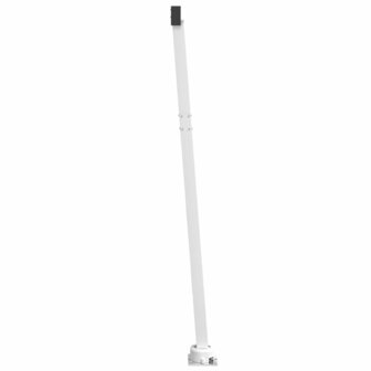 Luifelpaalset 600x245 cm ijzer wit  4