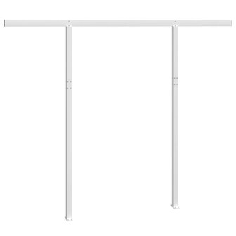 Luifelpaalset 300x245 cm ijzer wit  2