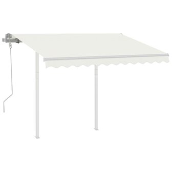 Luifelpaalset 300x245 cm ijzer wit  6