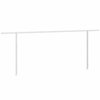 Luifelpaalset 600x245 cm ijzer wit  5
