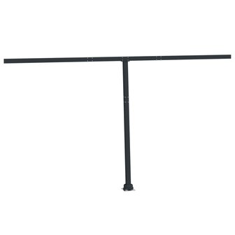 Luifelpaalset 450x245 cm ijzer antracietkleurig  2