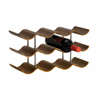 Flessenrek Andrea House Walnoot 42 x 16 x 23 cm 2