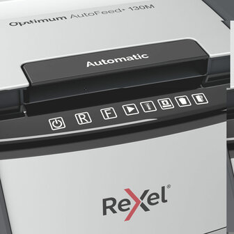 Papierversnipperaar Microsnippers Rexel AutoFeed+ 130M 130 Lakens 3