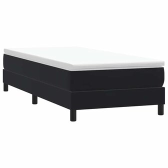 Boxspring zonder matras fluweel zwart 90x210 cm 1