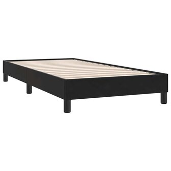 Boxspring zonder matras fluweel zwart 90x210 cm 7