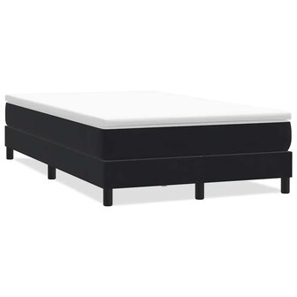 Boxspring zonder matras fluweel zwart 120x210 cm 2
