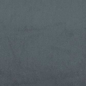 Boxspring zonder matras fluweel donkergrijs 80x220 cm 9