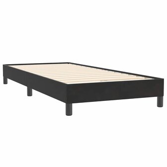 Boxspring zonder matras fluweel zwart 80x220 cm 4