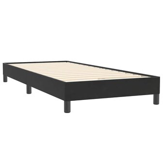 Boxspring zonder matras fluweel zwart 80x220 cm 7