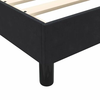 Boxspring zonder matras fluweel zwart 80x220 cm 8