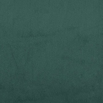 Boxspring zonder matras fluweel donkergroen 140x220 cm 9