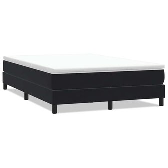 Bed boxspring zonder matras 160x220 cm fluweel zwart 2