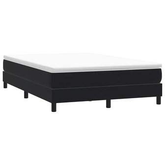 Bed boxspring zonder matras 160x220 cm fluweel zwart 3