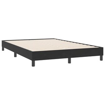 Bed boxspring zonder matras 160x220 cm fluweel zwart 4