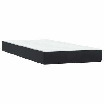 Boxspring met matras fluweel zwart 90x210 cm 7