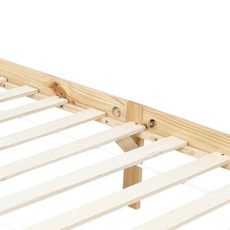 Hemelbedframe massief grenenhout 90x200 cm 6