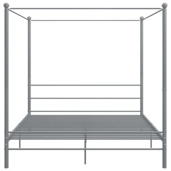 Hemelbedframe metaal grijs 180x200 cm  4