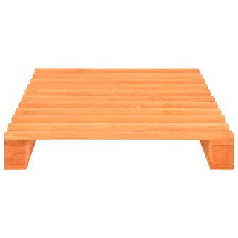 Bedframe pallet massief grenenhout bruin 90x200 cm 3