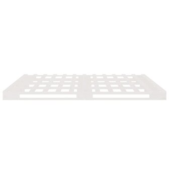 Palletbed massief grenenhout wit 120x200 cm 6