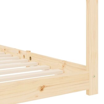 Kinderbedframe massief grenenhout 80x160 cm 7