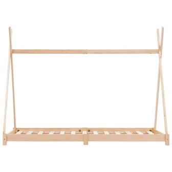 Kinderbedframe massief grenenhout 80x160 cm 3