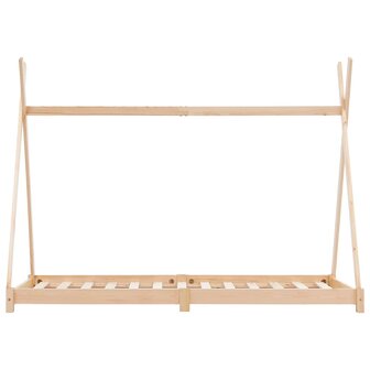 Kinderbedframe massief grenenhout 90x200 cm 3