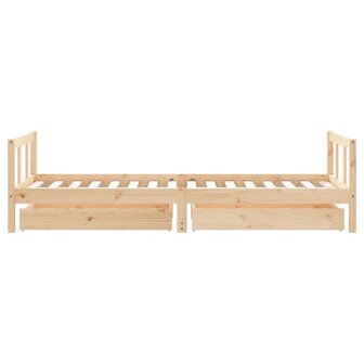 Kinderbedframe 90x200 cm massief grenenhout 6