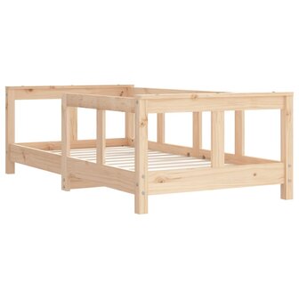 Kinderbedframe 70x140 cm massief grenenhout 3