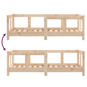 Kinderbedframe 70x140 cm massief grenenhout 7