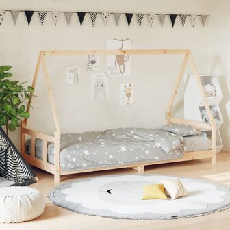 Kinderbedframe 90x190 cm massief grenenhout 1