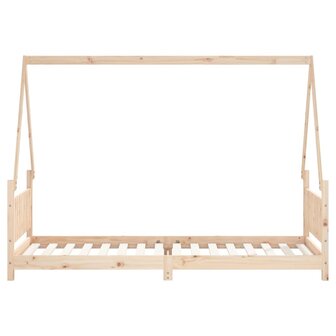 Kinderbedframe 80x200 cm massief grenenhout 4