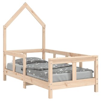Kinderbedframe 70x140 cm massief grenenhout 2