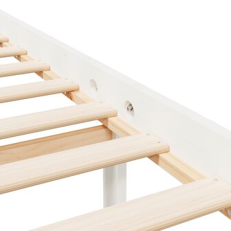 Seniorenbed massief grenenhout wit 135x190 cm 8