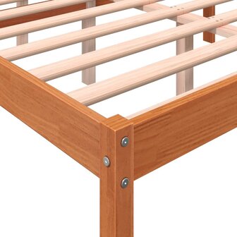 Seniorenbed massief grenenhout wasbruin 120x200 cm 7