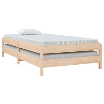 Bed stapelbaar 80x200 cm massief grenenhout 5