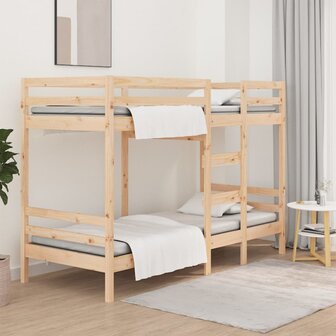 Stapelbed massief grenenhout 75x190 cm 1