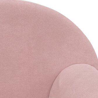 Kinderbank 2-zits zacht pluche roze 6