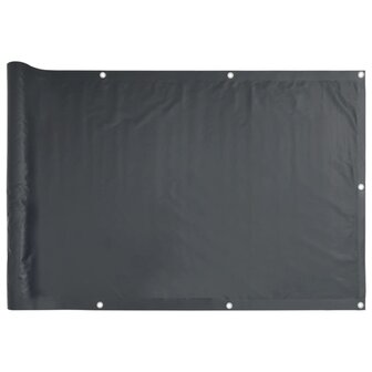 Balkonscherm 75x300 cm oxford stof antraciet 2