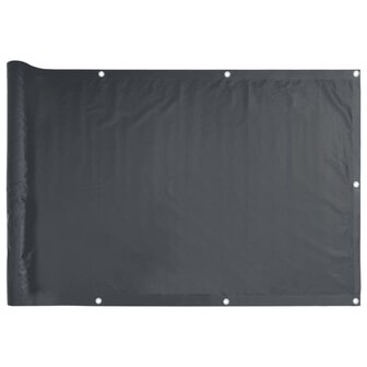 Balkonscherm 90x300 cm oxford stof antraciet 2