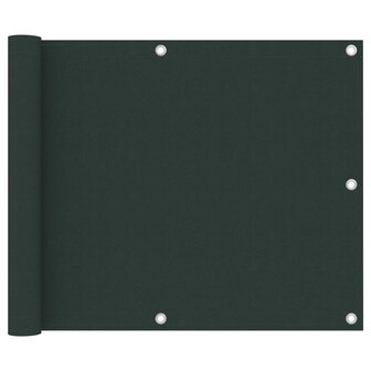 Balkonscherm 75x300 cm oxford stof donkergroen 1