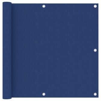 Balkonscherm 90x400 cm oxford stof blauw 1