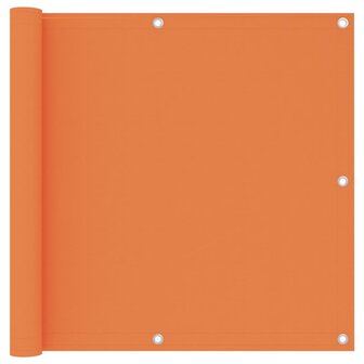 Balkonscherm 90x500 cm oxford stof oranje 1