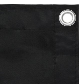 Balkonscherm 120x300 cm oxford stof zwart 3