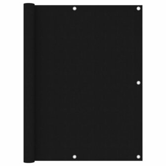 Balkonscherm 120x400 cm oxford stof zwart 1