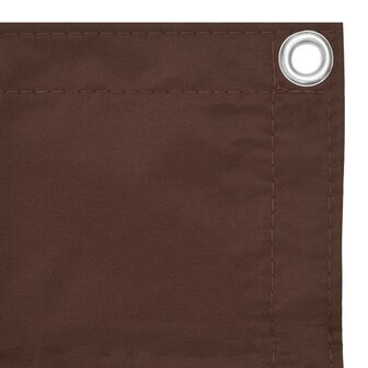 Balkonscherm 75x300 cm oxford stof bruin 3