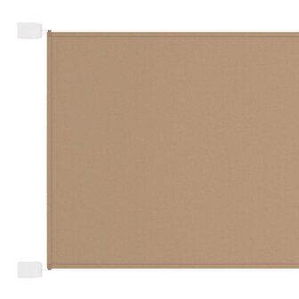 Luifel verticaal 60x360 cm oxford stof taupe 2