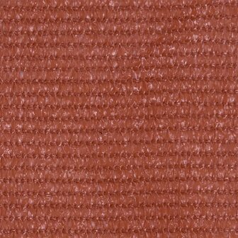 Balkonscherm 90x400 cm HDPE terracottakleurig 2